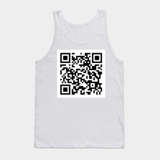 Wet fart QR code joke meme Tank Top